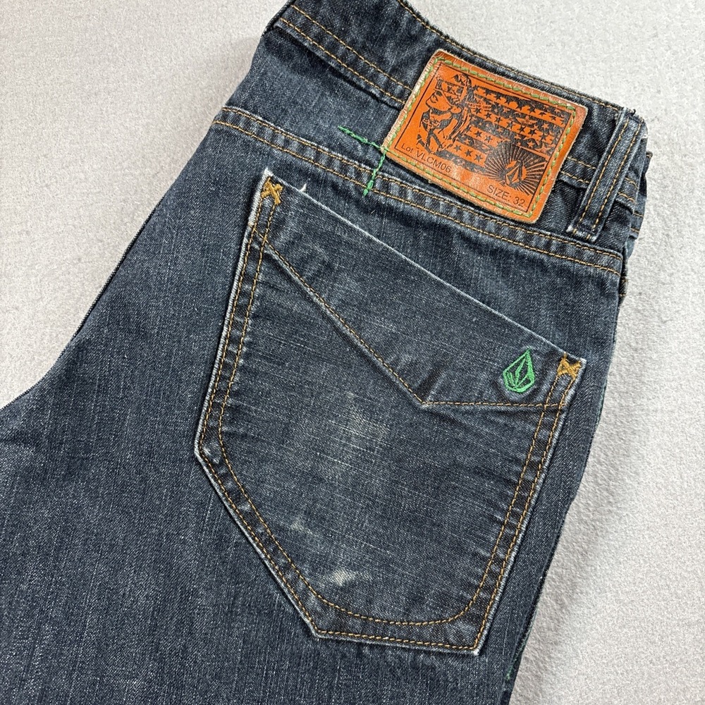 VTG‎ Volcom Freeway Jeans Men's 32x30 Blue Denim Straight Leg Y2K